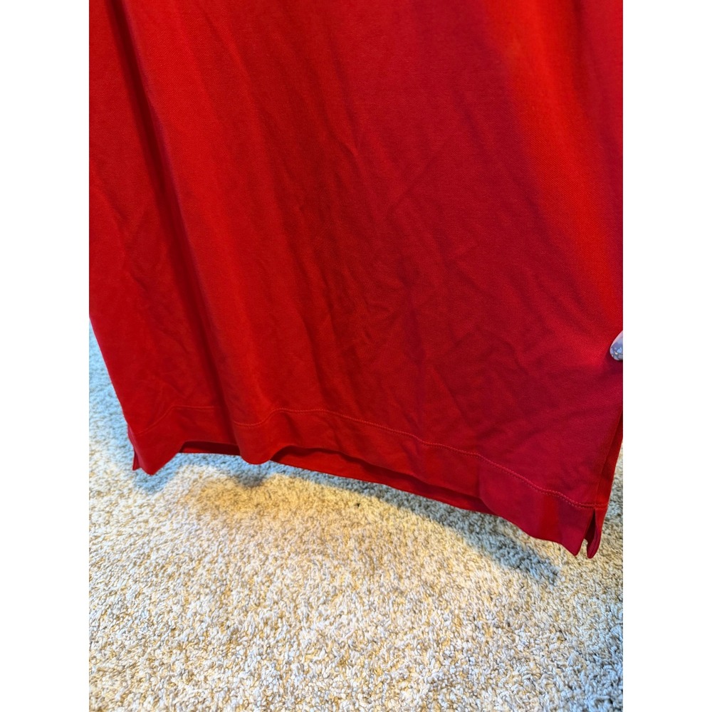 Lauren Ralph Lauren Red Cowl Neck Sleeveless Midi Dress Size M New With Tags - Picture 9 of 9
